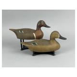 Ron Koch Pr. of Green-Winged Teal Duck Decoys