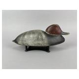 Early Chris Smith Redhead Drake Duck Decoy