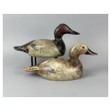 Evans Pr. of Canvasback Duck Decoys