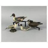 4 Reggie Birch Miniature Decoys