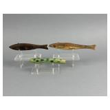 3 Ross Allen, Sr. Fish Spearing Decoys