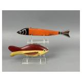 Frank Mizera & Leroy Howell Fish Spearing Decoys