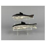 2 Butch Schramm Fish Spearing Decoys