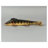 Rare Oscar Peterson Perch Spearing Decoy