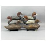 6 Madison Mitchell Redhead Duck Decoys