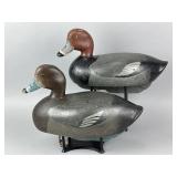 Yock Meldrum Pr. of Redhead Duck Decoys
