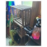 Wood crates 