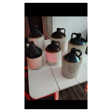 Antique stoneware crocks 