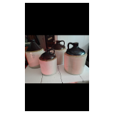 Crock jugs 