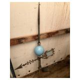 Rare weathervane with blue globe 
