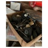 Several boxâ€™s rc plane parts , tires , radios 