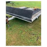 Aluminum snowmobile trailer 