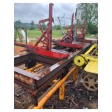 Complete running circular sawmill with power unit 