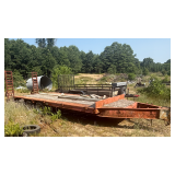 Heavy duty 3 axle equipment trailer 