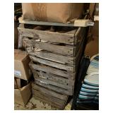 Wood crates 