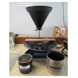 Test Weight Funnel & Cups
