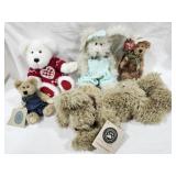 Boyd Bears, Rabbit, Dog, plush