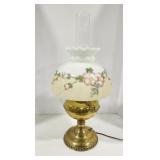 Brass Oil Lamp converted to electric