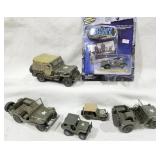 Military Die Cast Jeeps