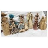 Dolls made from Natural Fibers