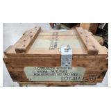 Wood Ammo Box, Empty