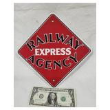 Railway Express Agency Metal Sign