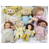 Cabbage Patch and other dolls