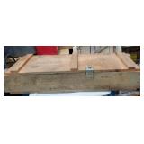 Wood Ammo Box, rope handles