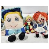 Cloth Dolls, Blue Bonnet Sue Pillow