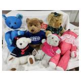 Bears, plush, Gund, Oreo, quilted