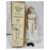 Shackman Victorian Bisque Doll - vintage