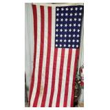 48 Star American Flag, has stain