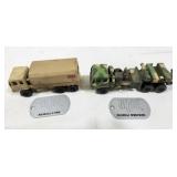 G I Joe Truck & Wrecker & dog tags