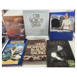 Books on flying, racing, Tesla