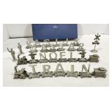 Fort Pewter Noel Train & extras