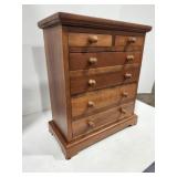 Solid Cherry Wood Jewelry Chest,