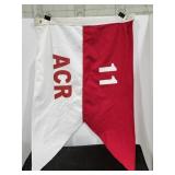 Unit Guidon, ACR 11, red & white
