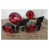 Red Light bulb, flasher, trailer lens