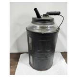 Dandy Glass & Metal Lamp Oil Filler Container