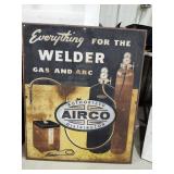 Airco Metal Welder Gas Sign