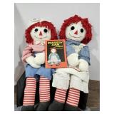 Raggedy Ann & Andy, 36" tall
