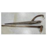 Cant Hook and Hoe - both vintage