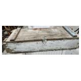 Wood Ammo Box, rope handles