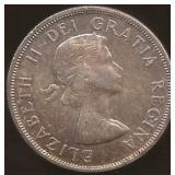 Canadian Silver Dollar Coin 1961