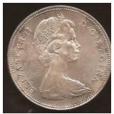 Canadian Silver Dollar Coin 1966