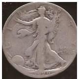 Walking Liberty Silver Half Dollar Coin