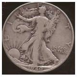 Walking Liberty Silver Half Dollar Coin