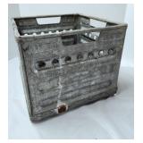 Metal Sealtest Milk Crate