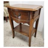 Lamp or end table, one drawer