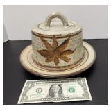 Metawood Pottery Covered Butter or Cheese